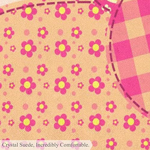 Alfombra de área de juego infantil para decorar dormitorios rosa 7