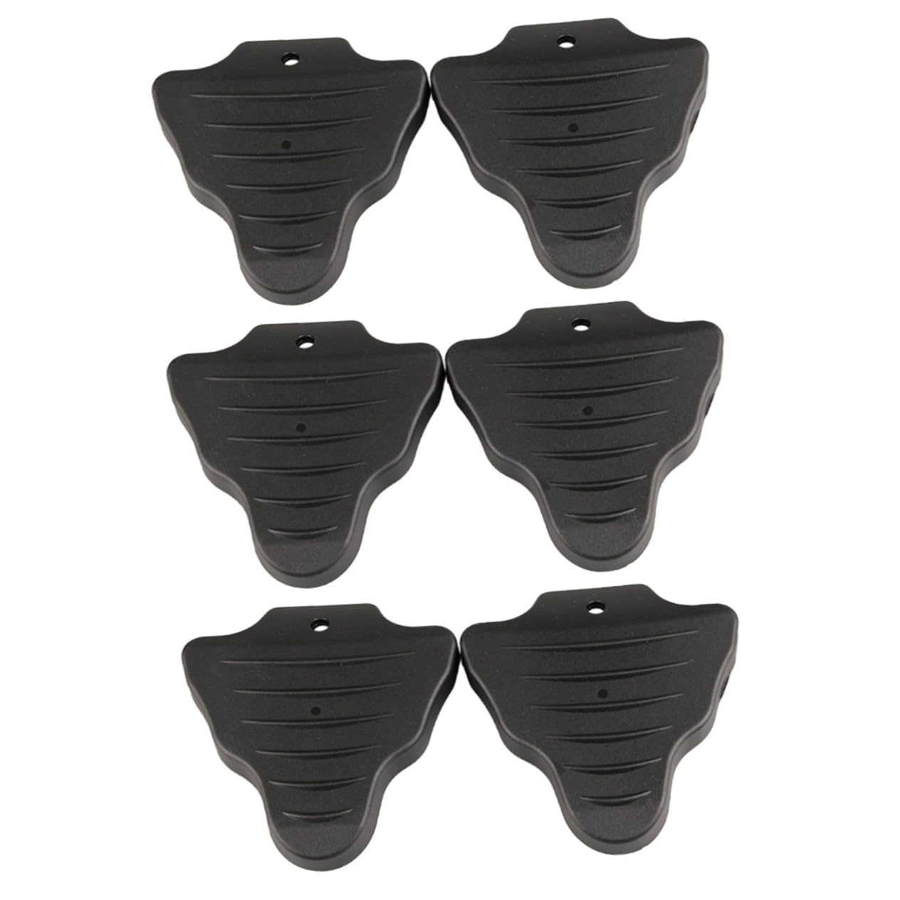 BESPORTBLE 3paia Copertura Protettiva Per Tacchetti Da Bici Design Antiscivolo Accessori Pratici Per Pedali Auto-bloccanti Compatibile Con Tacchetti Fissi e Flottanti Nero