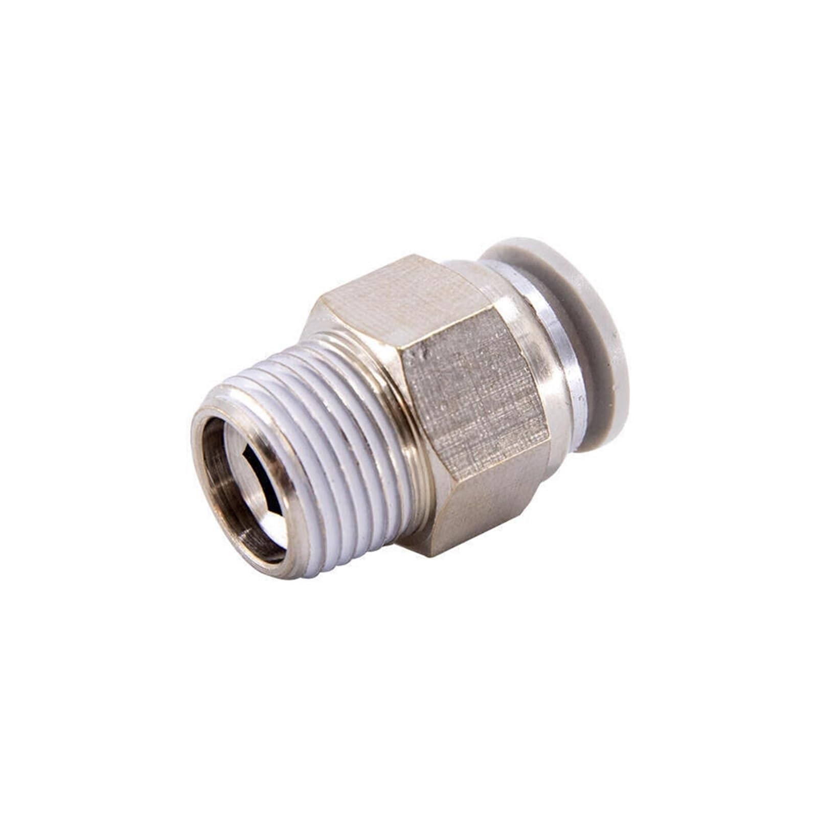 Raccords de tuyauterie filetés mâles 1/4 pouce pour installer l'arrosage de serre en tuyau 8 mm