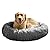 MFOX Calming Dog Bed (L/XL/XXL/XXXL) for Medium and Large Dogs Comfortable Pet Bed Faux Fur Donut Cuddler Up to 25/35/55/100lbs