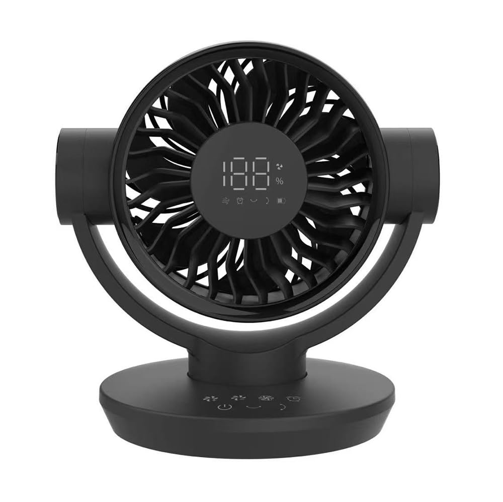 QLKUNLA Ventilador de escritorio circulador de aire con control remoto