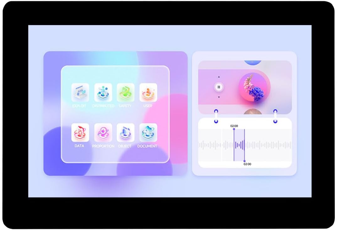 waveshare ESP32-S3 5inch Capacitive Touch LCD Development Board 800×480 Solution IPS Display with 2.4GHz WiFi and BLE 5 Support,32-bit LX7 Dual-core Processor