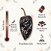Dried Ancho Chiles Peppers 4 oz – Natural & Premium for Authentic Mexican Mole, Sauces, Stews, Salsas, and More! Sweet & Smoky Flavor with Mild to Medium Heat to Elevate Your Favorite Recipes.