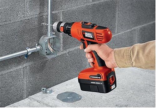Black & Decker HPD1802KF 18-Volt High Performance Drill with Flashlight