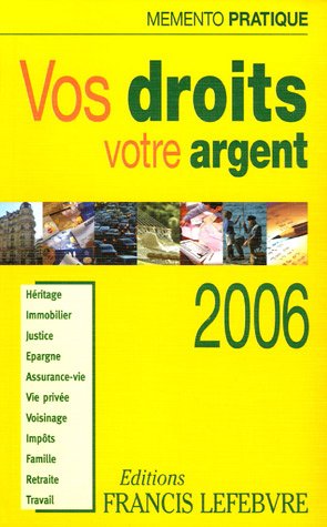 Télécharger Vos droits, votre argent PDF Ebook En Ligne