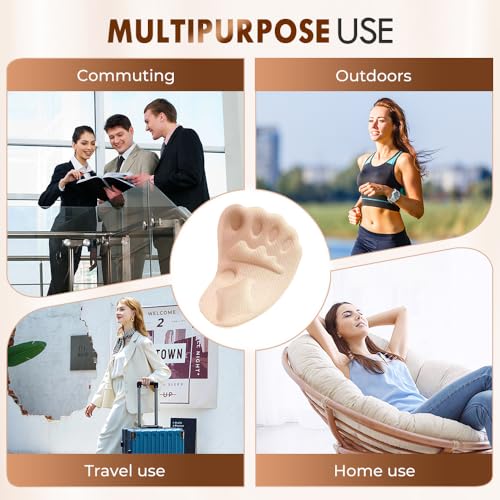 2025 Almohadillas Metatarsianas para Mujer 3 Pares Beige miniatura 3