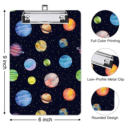 Image of Small Plastic Clipboard 6 x 9 in, Standard A5 Size Fashion Clip Board
