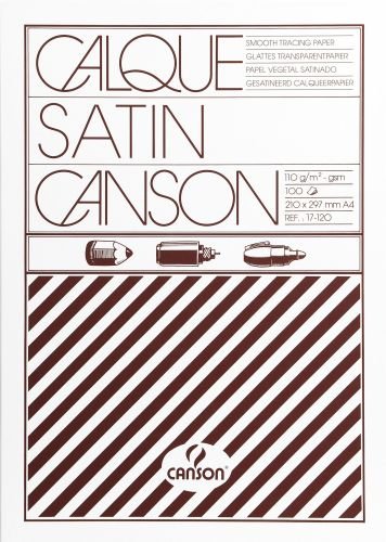 Canson 100 Ebenen, Satin, A4, 110 g