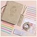 19PCS Floral Khaki Leather Bible Cover for Women Bible Cover Cases for Teen Girls Christmas Gift Christian Bags Journaling Kit with Shoulder Strap Highlighter Pens & Book Marker 10.47 * 7.48 * 2.17in