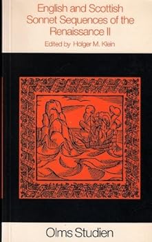 Paperback English and Scottish sonnet sequences of the renaissance (Olms Studien) Book