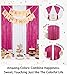 ShinyBeauty Sequin Curtains 2 Panels 2FTx8FT Hot Pink Glitter Backdrop Fuchsia Sequin Photo Backdrop Wedding Pics Backdrop Y1121