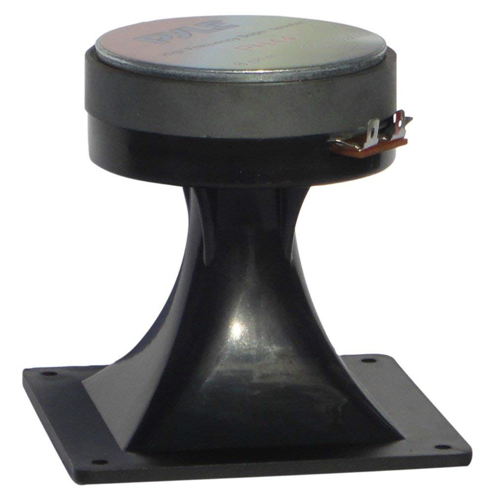 PYLE PH44 Driver A COMPRESIÓN Tweeter A Trompeta Cuadrado DE 11,50 XES 11,50 CM DE 75 VATIOS RMS 150 VATIOS MAX IMPEDANCIA 8 OHMES CASA DJ Fiestas Disco Home Party Coche SENSIBILIDAD' 105 DB