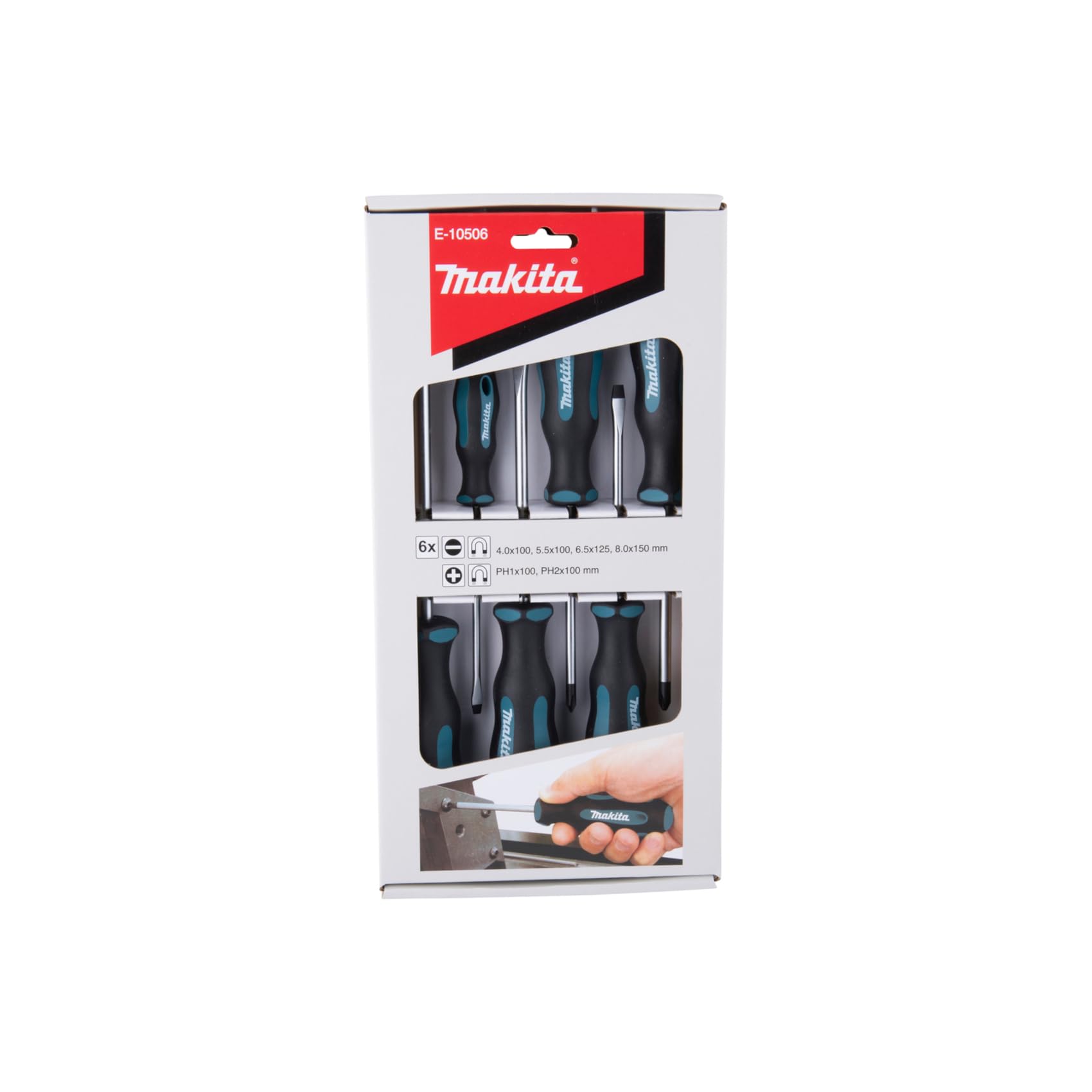 Makita E-10506 Jeu de 6 tournevis
