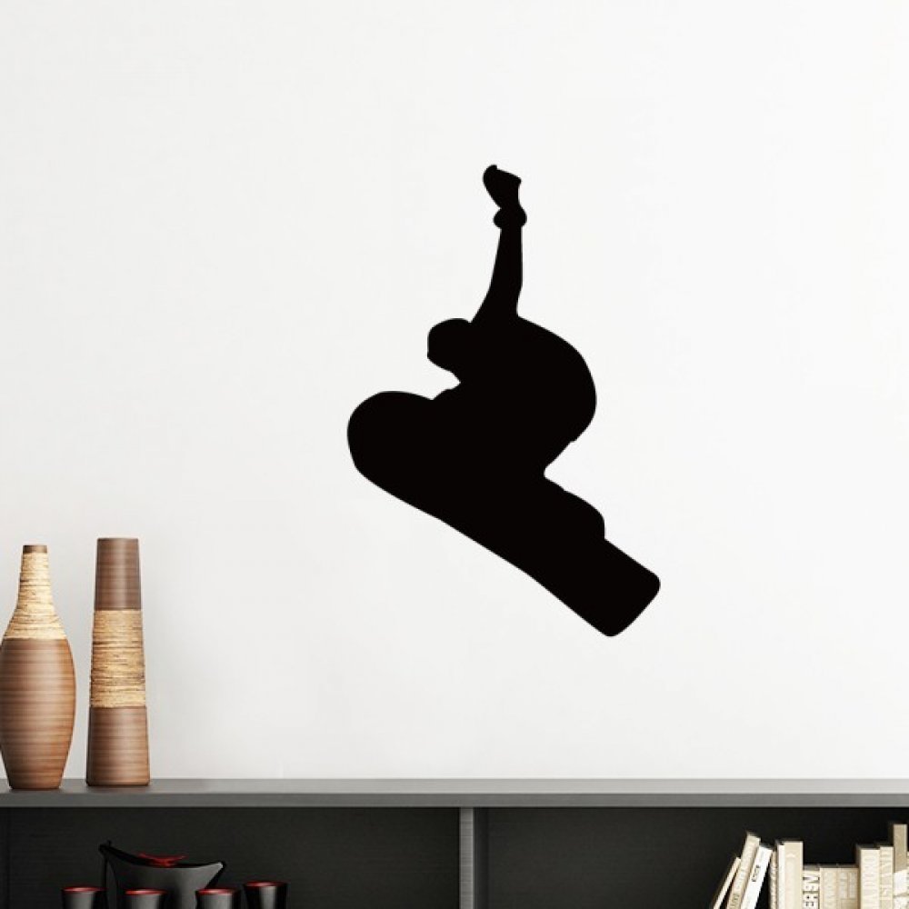 Sticker de skateboard jaune pour transformer l'ambiance d'une chambre d'ado fan de glisse