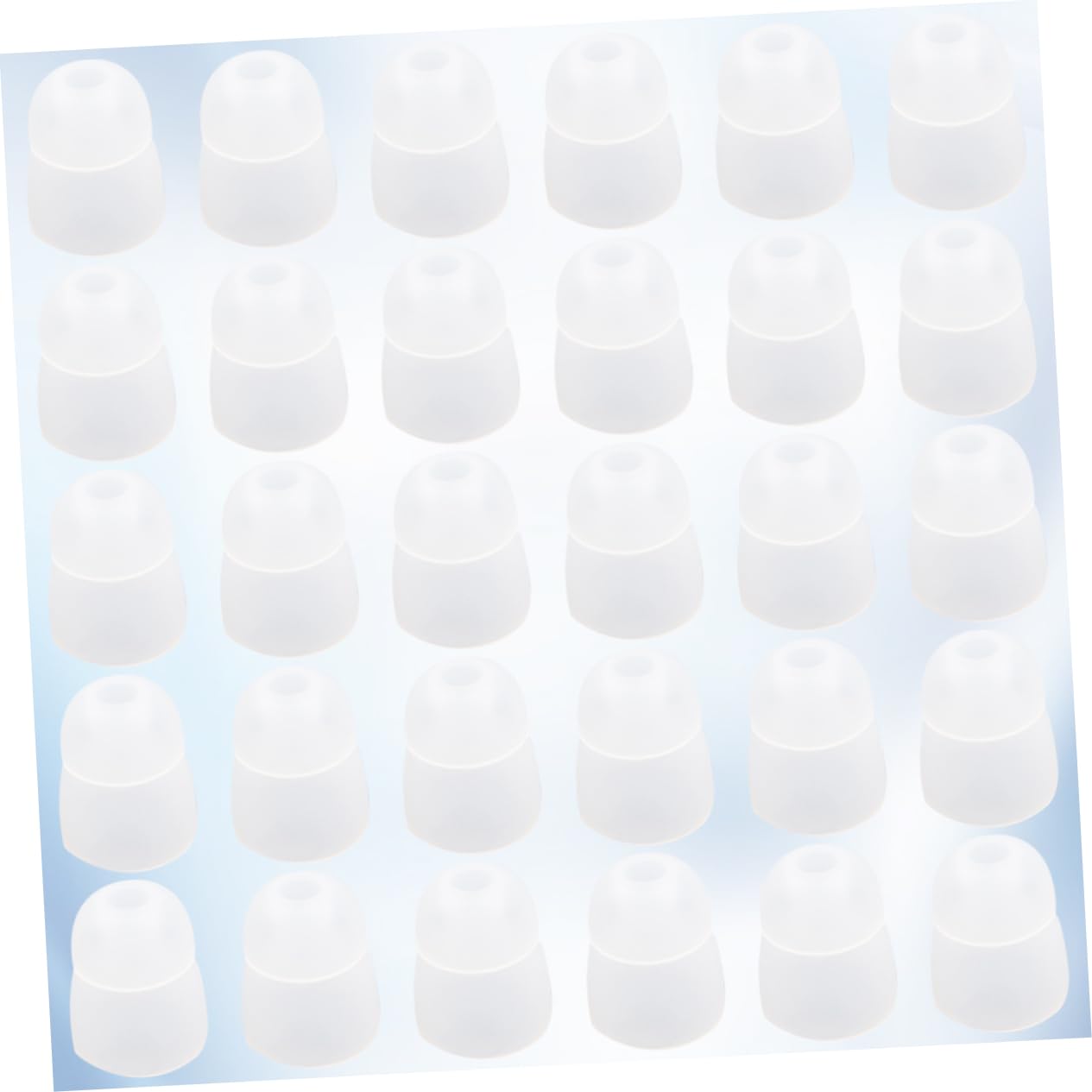 Toddmomy 50pcs Transparent Small Silicone Earphone Caps - Headphone Earbuds Accessory for Boy Girl Men Women Comfortable Fit for Wireless Headsets Easy to Install