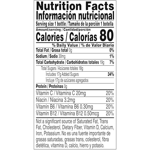 Image of V8 Splash Mango Peach Flavored Juice Beverage, 16 fl oz Bottle (12 Pack)