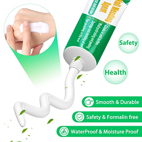 Drywall Repair Kit - Large Hole Patch, Wall Mending Agent with Scraper - Easy to Fill Holes for Home Wall, Plaster Dent Repair - 2 Pcs