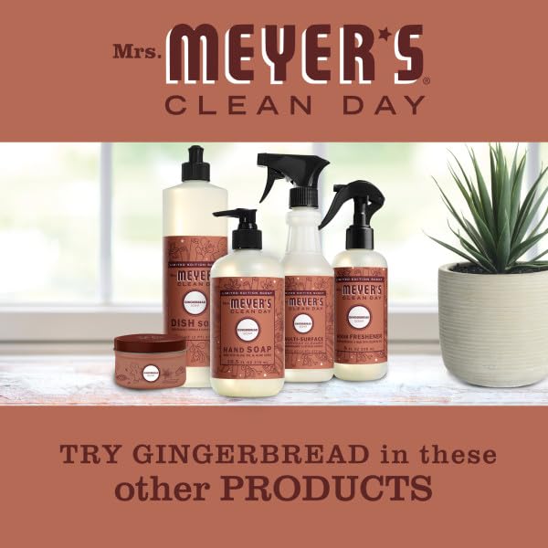 Image of Mrs. MEYER'S CLEAN DAY Multi-Surface Cleaner, Gingerbread, 16 Fl Oz (Pack of 6)