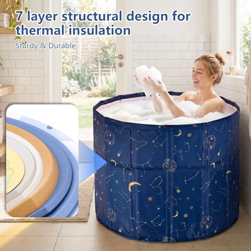 Bañera plegable independiente ideal para baños con ducha o terrazas 5