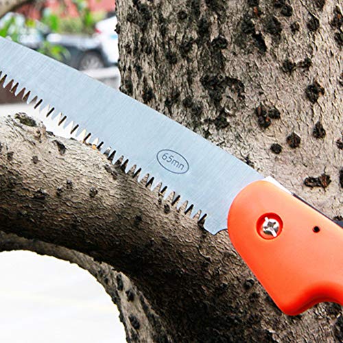 anruo 7 inch folding trimming saw folding multifunctional pruning garden decoration curved handle tool hacksaw