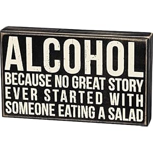 Primitives by Kathy 19416 Classic Box Sign, 10 x 6-Inches, Alcohol Primitives by Kathy 19416 Classic Box Sign 10 x 6 Inches Alcohol