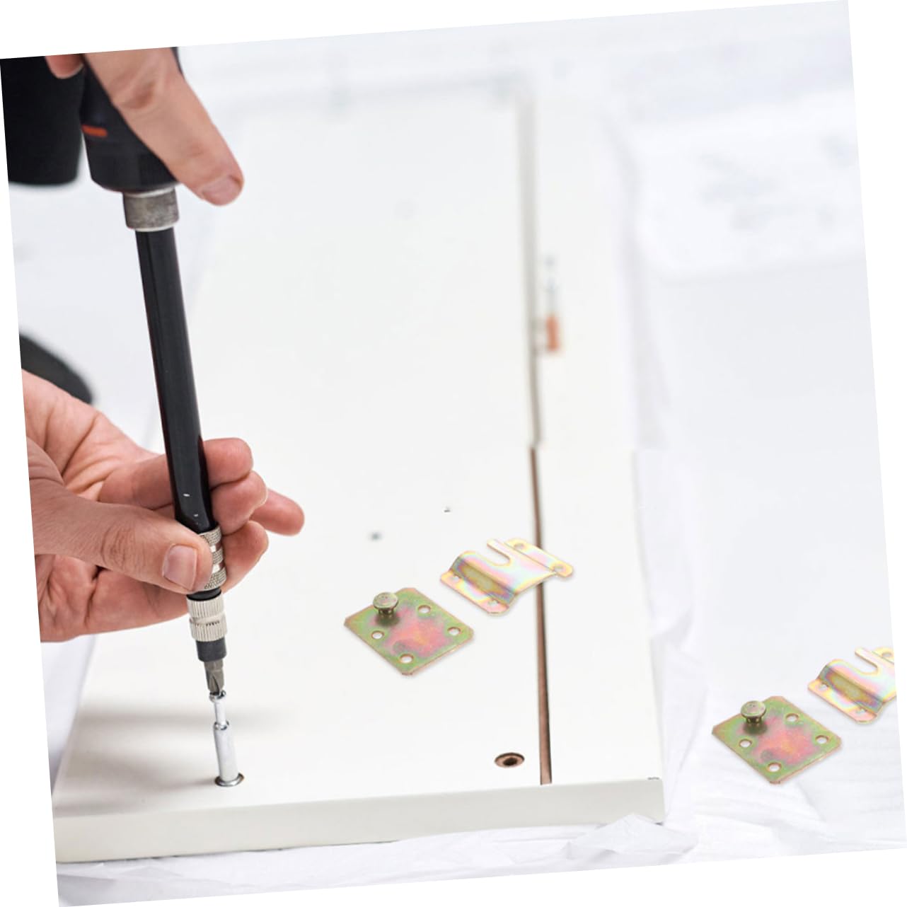 Operitacx 12pièces Crochets De Suspension Pour Tableaux Support De Cadre Photo Emboîtable Matériel De Montage Pour Et Miroirs