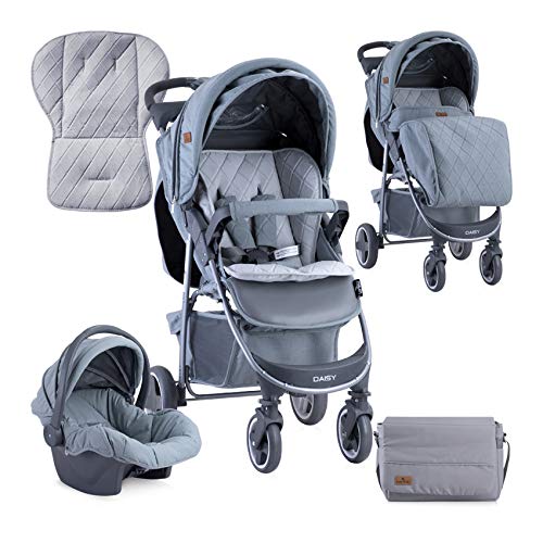 Lorelli Poussette Combinée 2en1 Daisy Set Gris