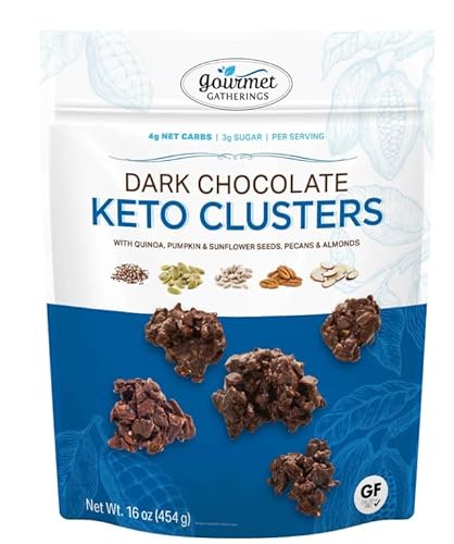 Dark Chocolate Keto Clusters, By SML (1 Count)