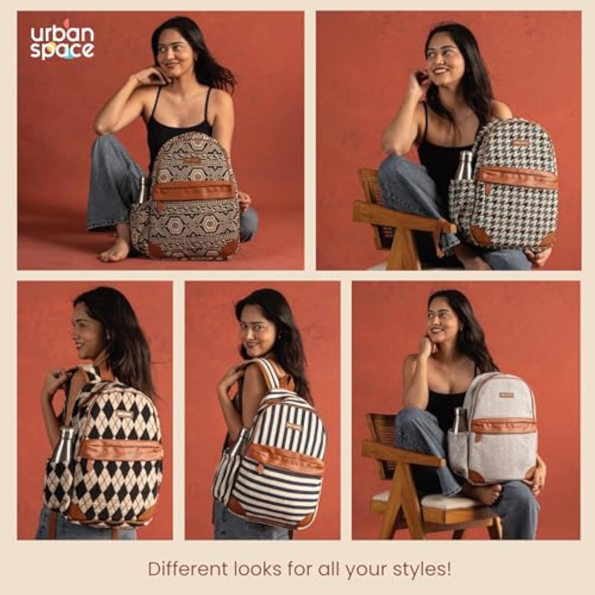 Handcrafted Backpack, Compatible with upto 16 inch Laptop