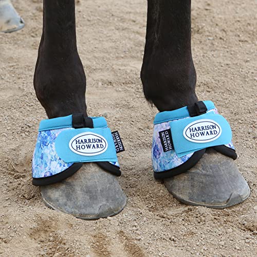 Image of Harrison Howard Horse Bell Boots Overreach Bell Boots No-Turn Bell Boots for Horse-Durable Protective Hoof Boot
