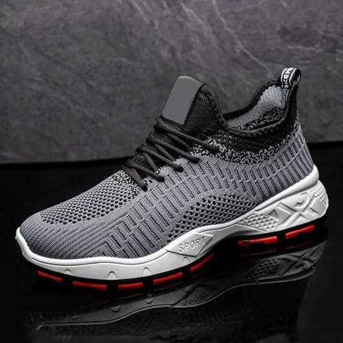 Men's Fashion Mesh Breathable Flying Woven Sneakers Casual Breathable Shoes Sneaker Ornament for Men2