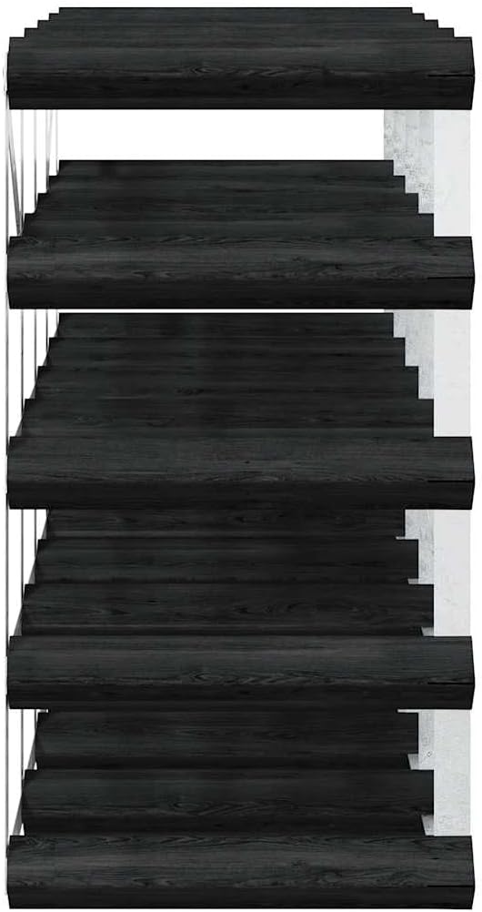 vidaXL Solid Pine Wood Wine Rack-Black | Freestanding Wine Holder | Holds Up to 20 Bottles | Modern-Sophisticated Yet ic Home Décor | Assembly Required.