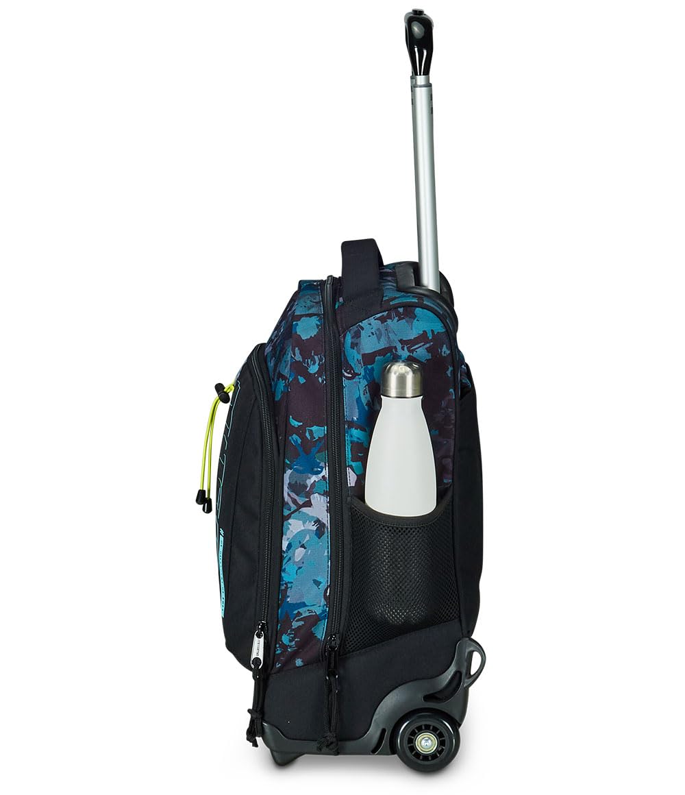 Mitama Trolley DR Scuola Desert Blue,Con Mega Scomparto e Doppia Maniglia, Nero e Blu, Scuola Elementare e Tempo Libero, Bambino Ragazzo