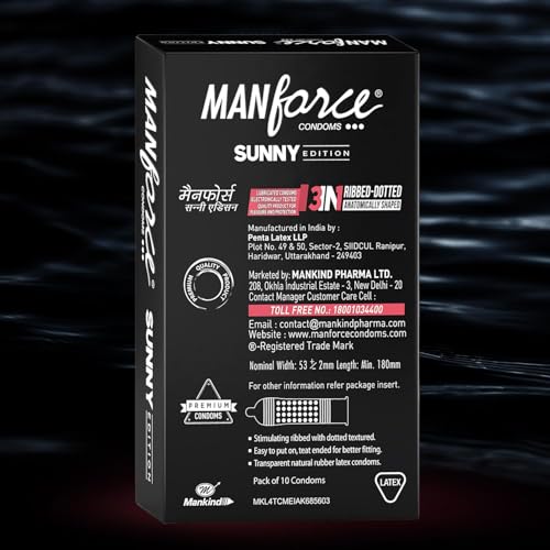 Image of Manforce Sunny Edition - Pack of 10 Condoms