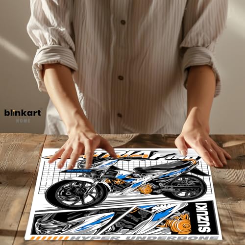 Image of BLINKART Suzuki Satria F150Car Posters Sticker Gift Items for Boys Room Wall Decor || Comes with Double-Sided Tape|| Decoration Bedroom Living Room Office Studio Decor | 12x18 In (A3) - CAR-253