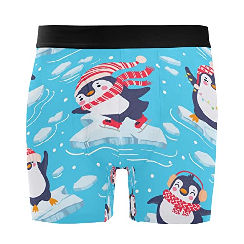 Calzoncillos bóxer para hombre pack de 2 diseño navideño azul perfecto para regalar