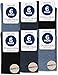 Occulto Diabetikersocken Herren & Damen ohne Naht ohne Gummibund Baumwolle 6er Pack (Modell: Oliver) Blau Mix 47-50