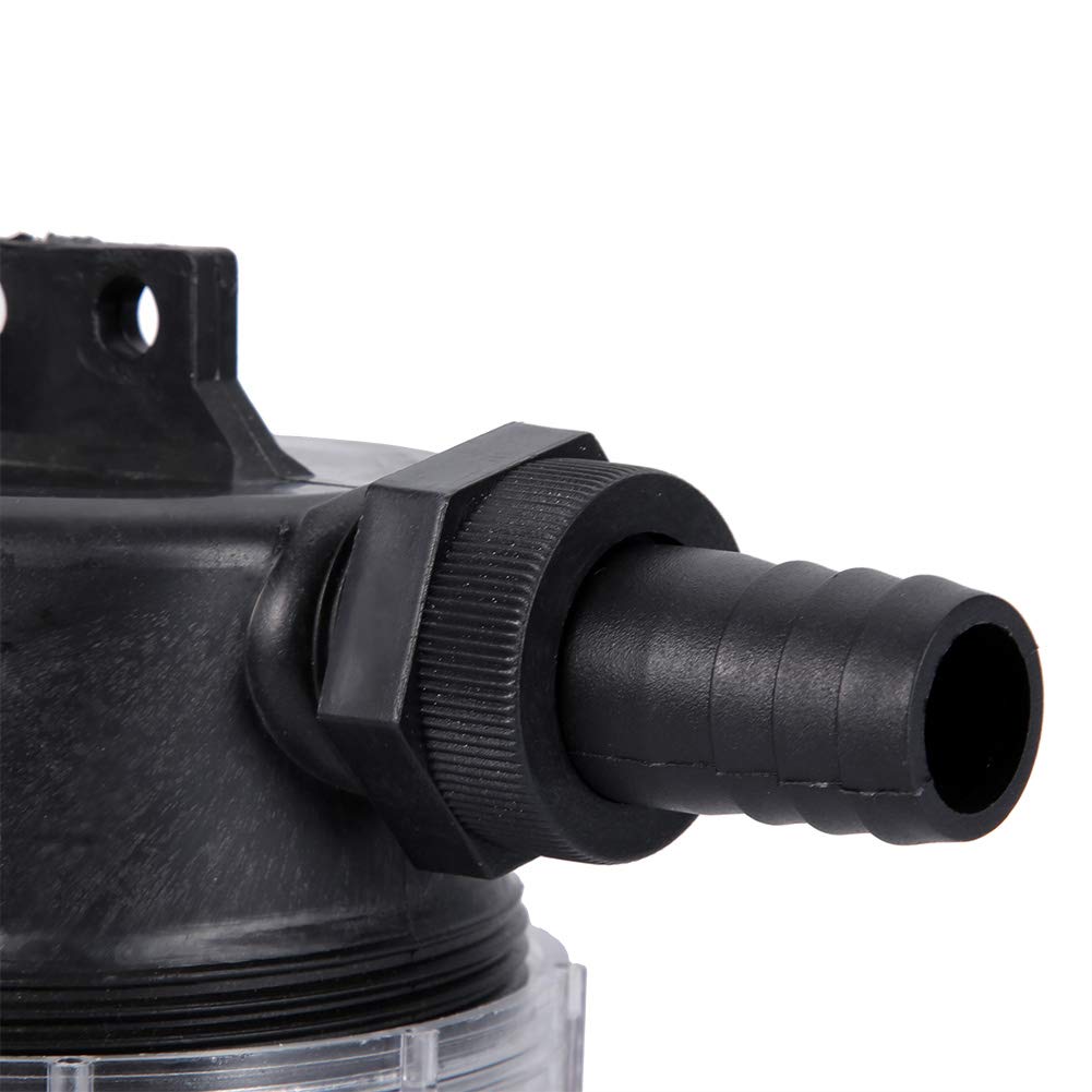Syrisora Pumpenfilter Transparent Inline Mesh Sieb Wasserpumpenfilter Bewässerung High Flow Gartenbewässerungsschnittstellenrohre, Wasserpumpenfilter, Pestizidzubehör