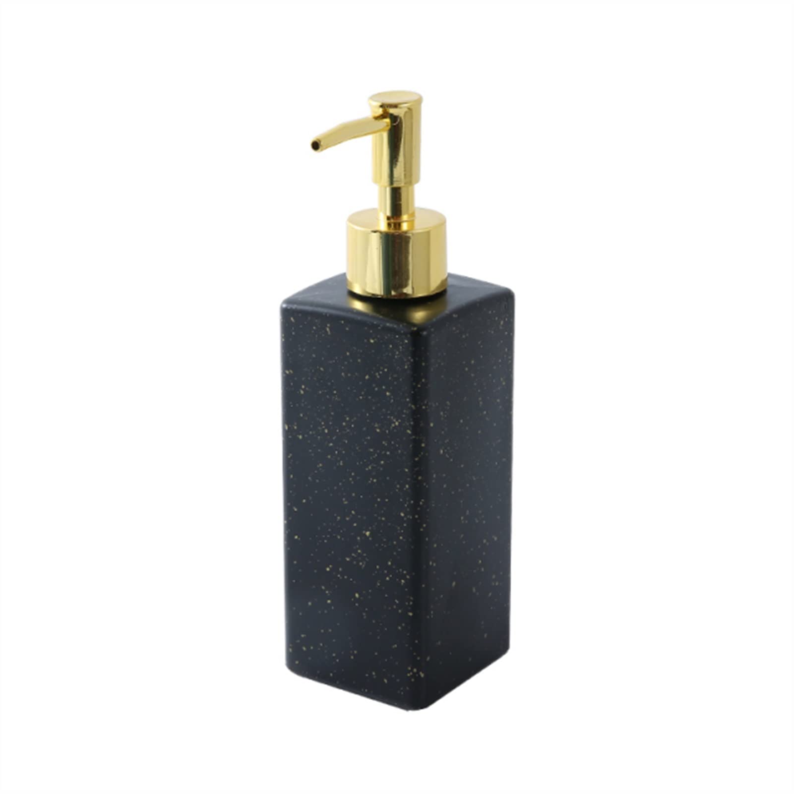 Kitchen Soap Dispenser Kitchen Liquid Dispencer 380ml Soap Dispenser Glass Empty Bottle Conditioner Shampoo Bottle Detergent Container Home Hotel Bathroom Handsoaps Dispenser(Black)