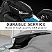 SAUTVS Plastic Gloss Black Fairing Panels for Can Am Ryker, New Pattern Black Fairing Panels for Can-Am Ryker 600 900 Sport & Rally Edition All Models Accessories (2PCS, Replace #219400803)