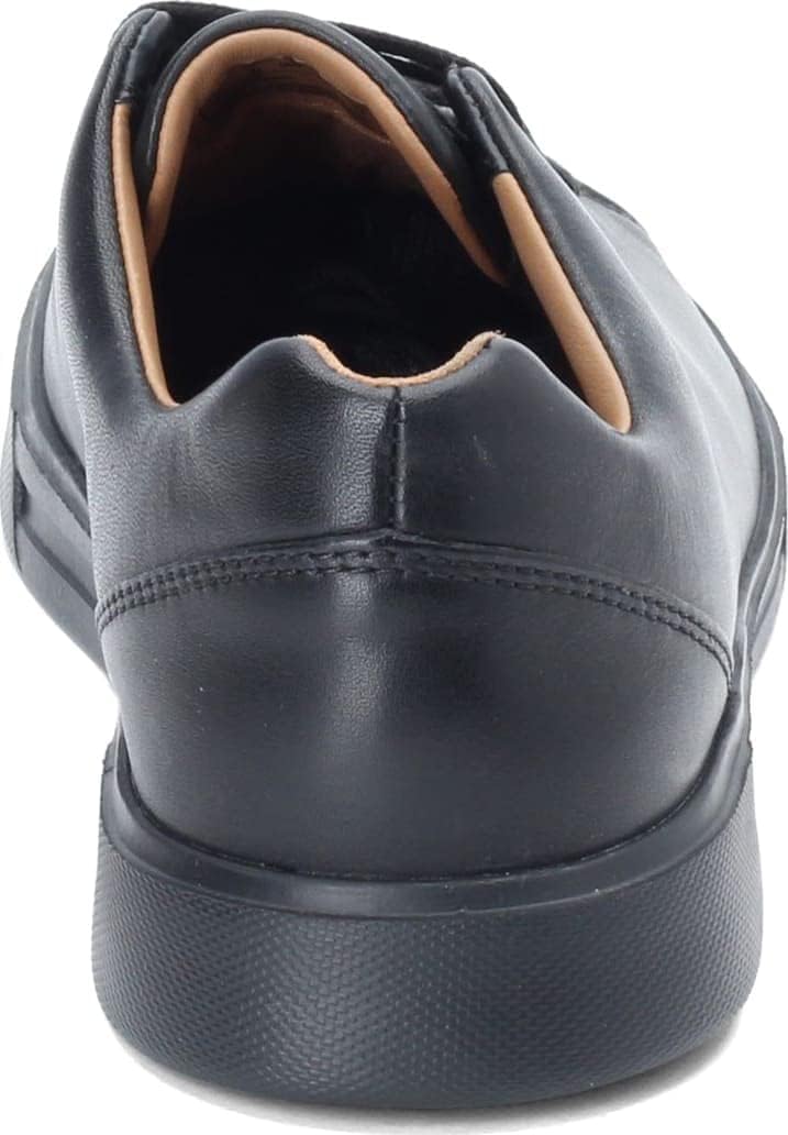 Clarks Men's Un Costa Lace Sneaker, Black/Black Leather, 9.5 - Image 4