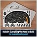 4D Build, Lord of The Rings Barad-Dur Eye of Sauron 3D Model Kit, Lord of The Rings Collectibles & Desk Décor, Adult Puzzle, Building Toys, 204 Pieces, 3D Puzzles for Ages 12 & Up