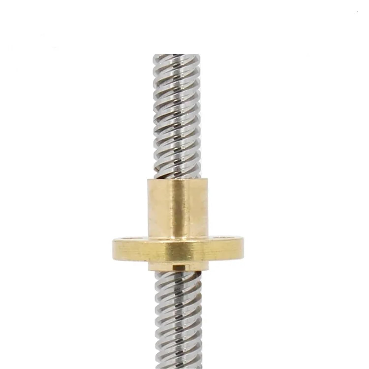 T12 Lead Screw Thread 12mm Picth 2mm 4mm 8mm 10mm 12mm 14mm Length 100mm to 1000mm with Brass Nut 3D Printer Stainless Steel(Pitch 2mm Lead 12mm,550mm)