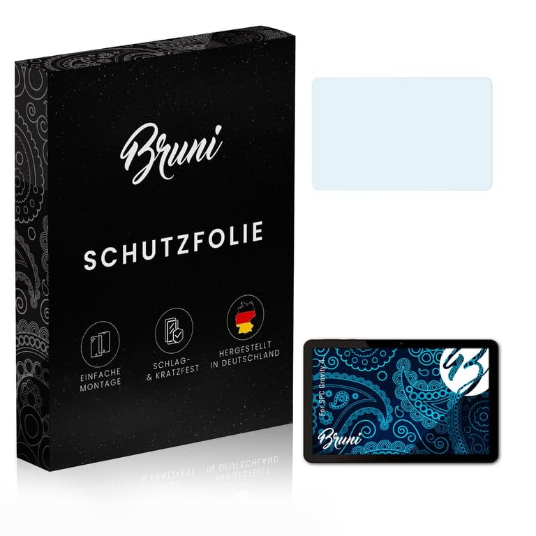 Bruni Película Protectora compatible con SPC Gravity 4 Protector Película, claro Lámina...