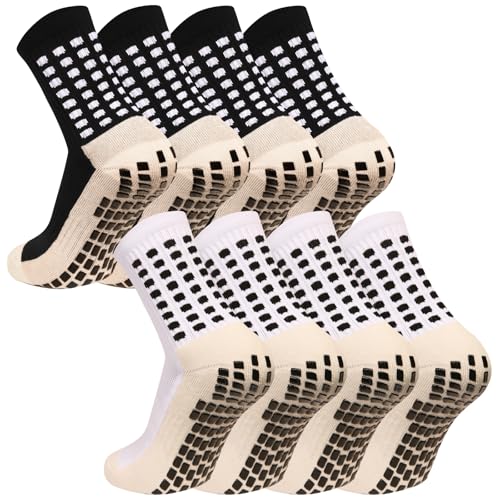 MIHAIR Men's Grip Soccer Socks...