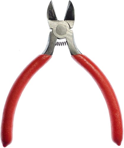Seitenschneider Zange Schmuckzange Werkzeug Kneifzange Draht Schneiden 12cm rot