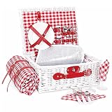 cestas mimbre ikea segunda mano 【Cesta de picnic de mimbre para 2 personas】La cesta de picnic es rica en accesorios, que pueden satisfacer todas las necesidades de la línea al aire libre, muy práctica.Los accesorios incluyen: 1 x cesta de picnic (42*32*19cm), 1 x manta de picnic（ 150 * 130 cm) Juego de picnic exquisito: 2 platos de cerámica, 2 tenedores de acero inoxidable, 2 cuchillos de acero inoxidable, 2 cucharas de acero inoxidable, 2 copas de vino, 2 saleros / pimenteros, 1 abrebotellas, 1 x Tabla de quesos.