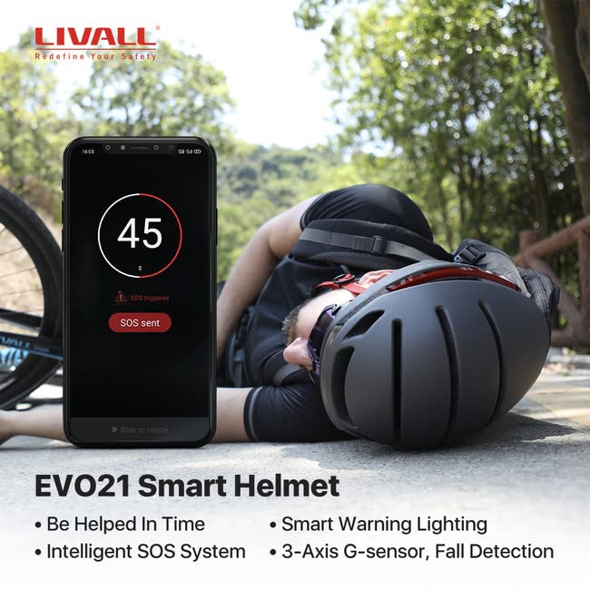 Amazon | リボール(LIVALL) LIVALL EVO21 スマートヘルメット Amazon | リボール(LIVALL) LIVALL EVO21 スマートヘルメット