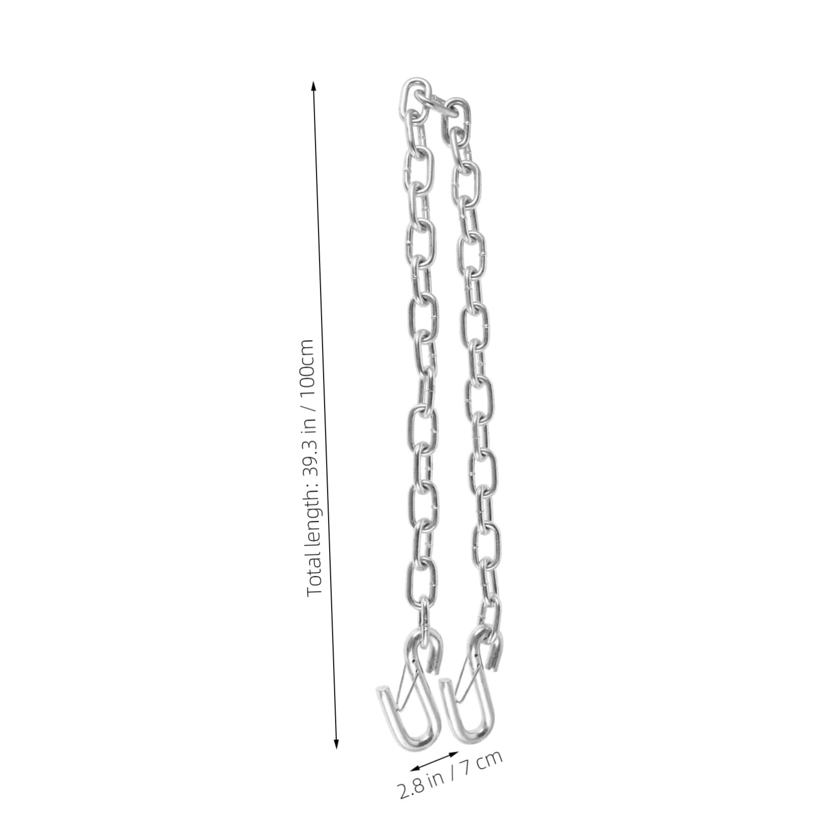 FUNOMOCYA Boat Trailer Safety Chain Trailer Safety Chains Hooks for Towing Anti-Slip Design