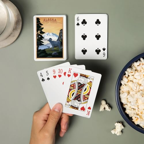 Lantern Press Naipes Poker Alaska The Last Frontier miniatura 2